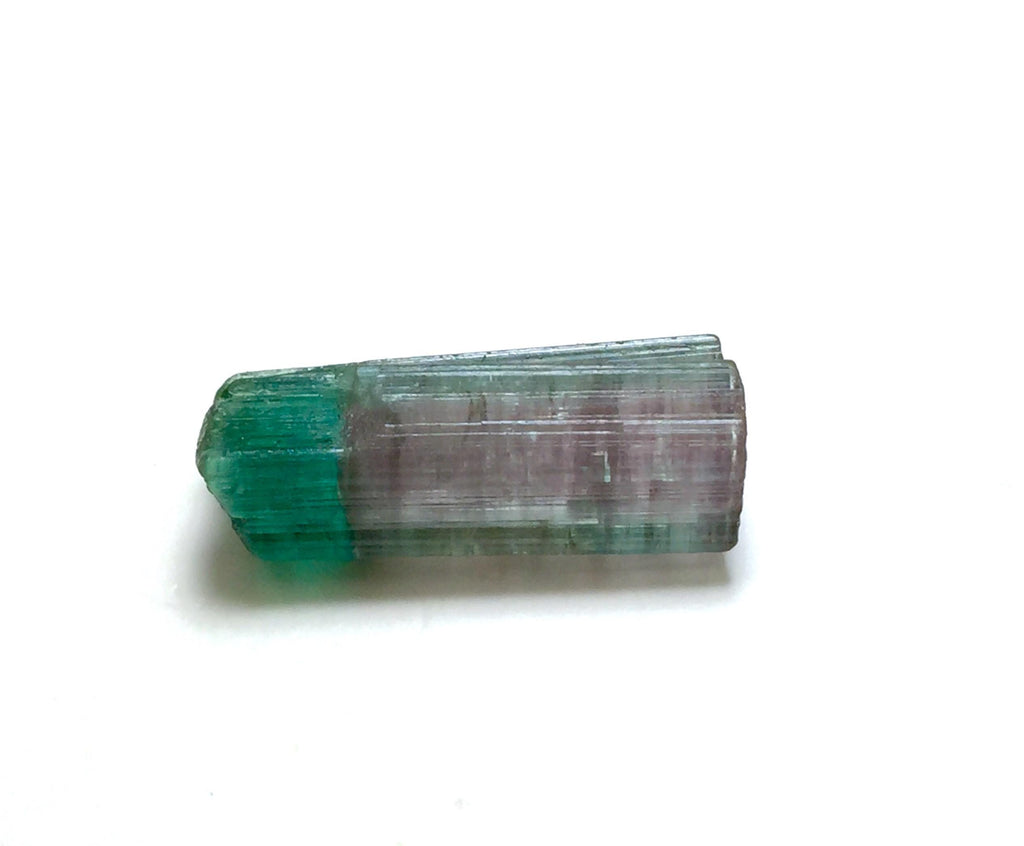 Watermelon Tourmaline Crystal – Bi-Color Green & Pink Gemstone – Pech Mine Afghanistan
