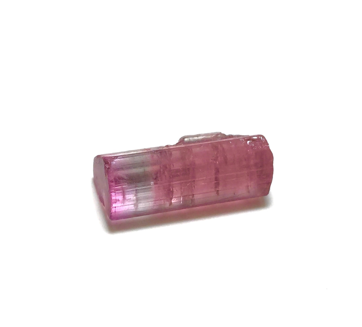 Natural Bicolor Pink Tourmaline Crystal – Paprok Mine, Afghanistan