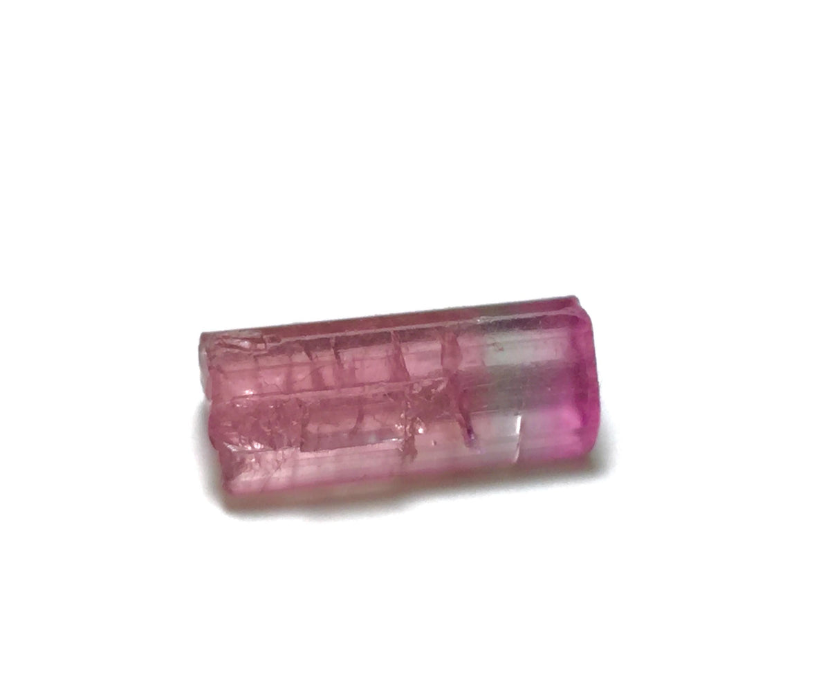 Natural Bicolor Pink Tourmaline Crystal – Paprok Mine, Afghanistan