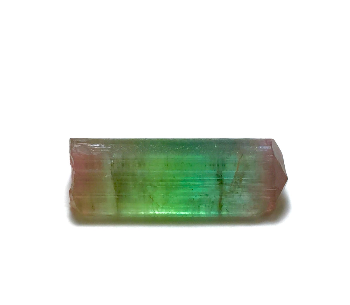 Natural Tri-Color Tourmaline Crystal – Pech Mine, Afghanistan – Rare Pendant Size Multi-Color Gem