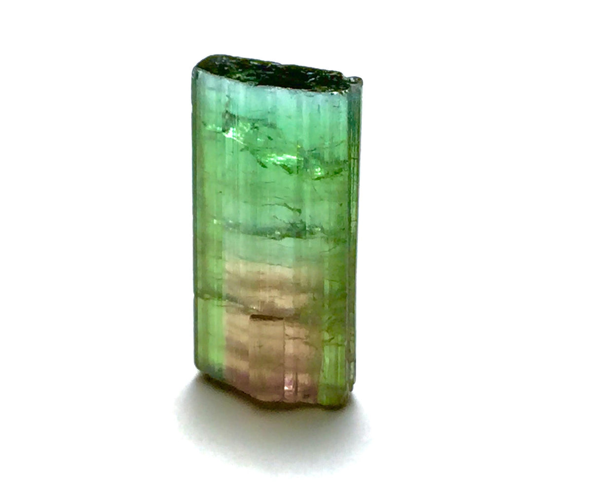 12.6 Carat Watermelon Tourmaline Crystal – Bi-Color Afghan Collector Gem