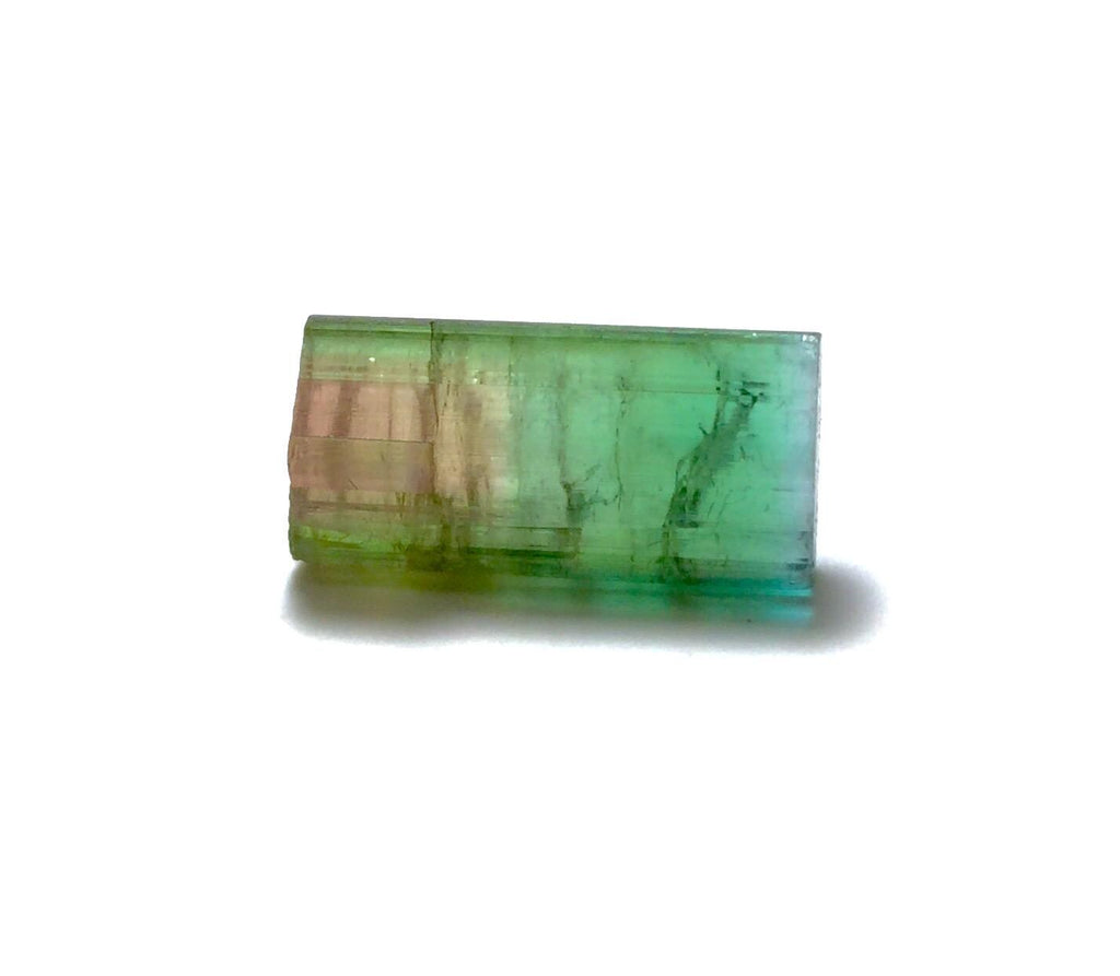 12.6 Carat Watermelon Tourmaline Crystal – Bi-Color Afghan Collector Gem