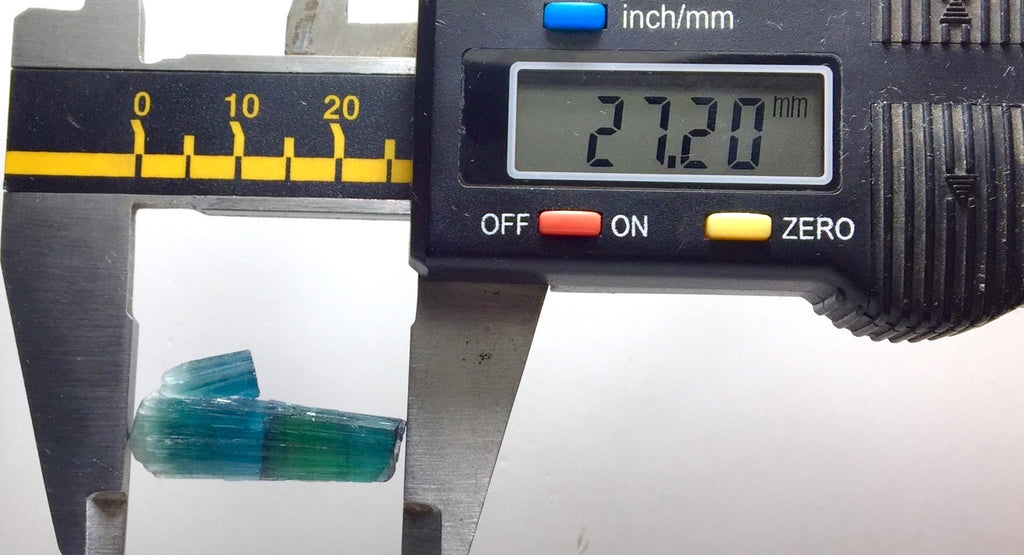 Indicolite Tourmaline Specimen | Peche Mine Afghanistan | Peacock Blue-Green Bicolor Crystal