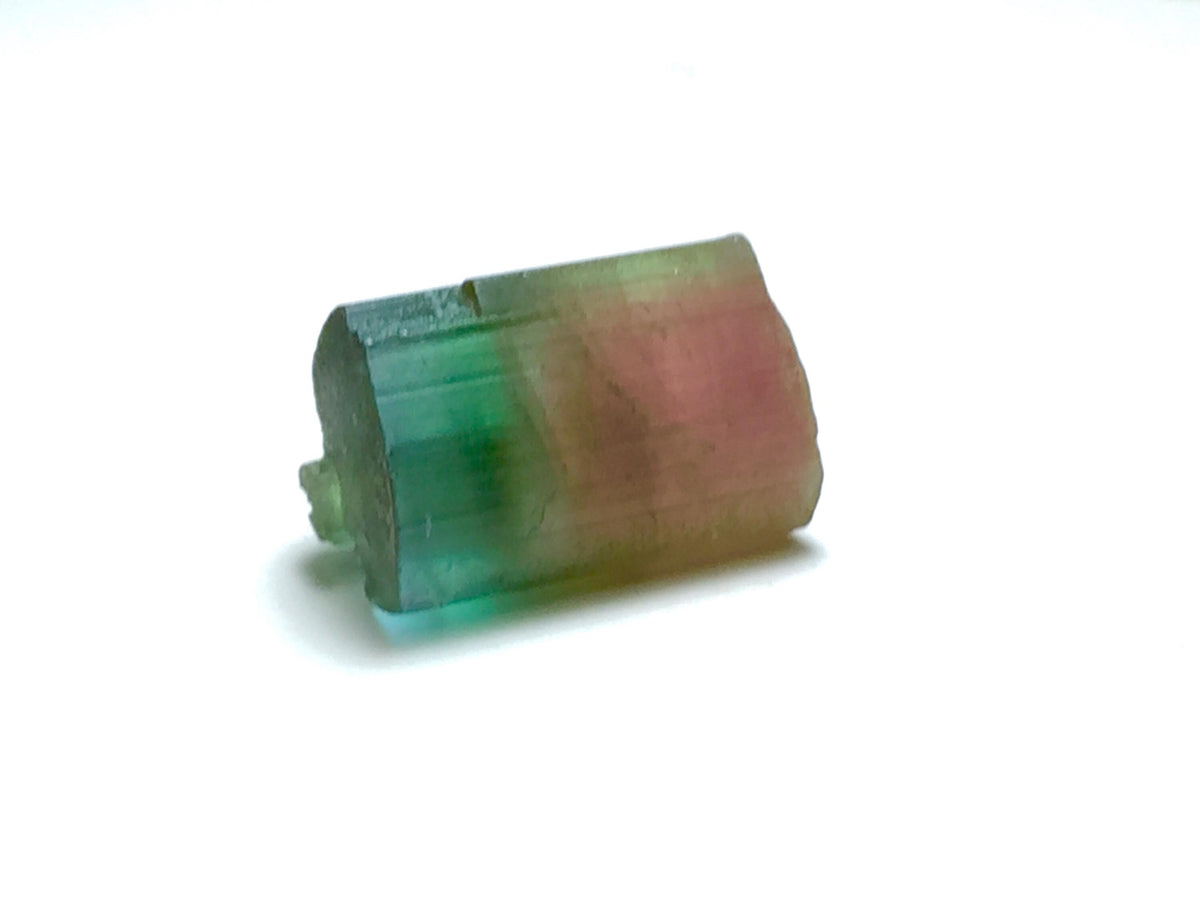 Watermelon Tourmaline Crystal – Exceptional Bi-Color Mineral Specimen from Peche Mine, Afghanistan