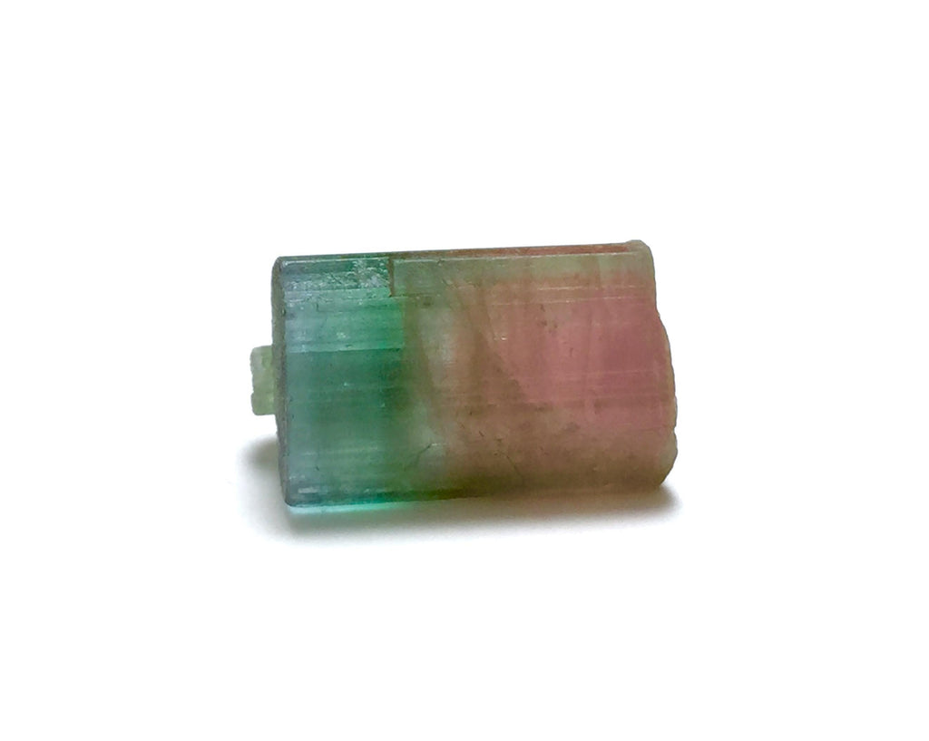 Watermelon Tourmaline Crystal – Exceptional Bi-Color Mineral Specimen from Peche Mine, Afghanistan