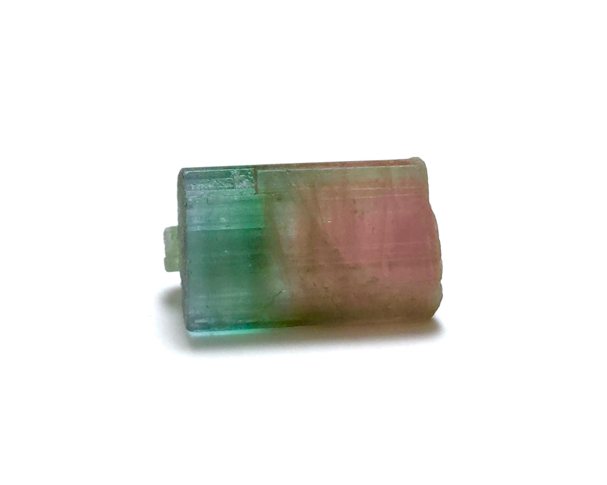 Watermelon Tourmaline Crystal – Exceptional Bi-Color Mineral Specimen from Peche Mine, Afghanistan