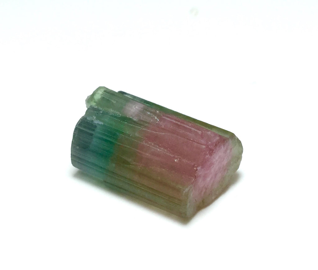 Watermelon Tourmaline Crystal – Exceptional Bi-Color Mineral Specimen from Peche Mine, Afghanistan