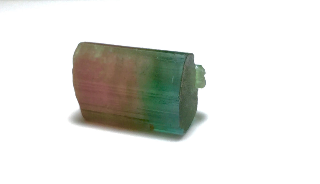 Watermelon Tourmaline Crystal – Exceptional Bi-Color Mineral Specimen from Peche Mine, Afghanistan