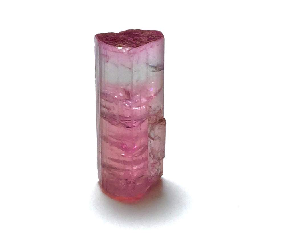 Natural Bicolor Pink Tourmaline Crystal – Paprok Mine, Afghanistan