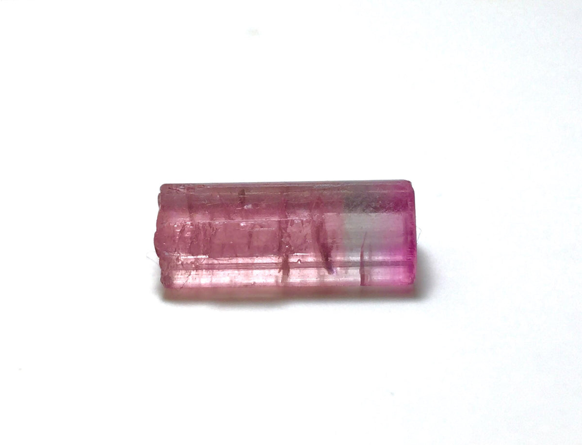 Natural Bicolor Pink Tourmaline Crystal – Paprok Mine, Afghanistan