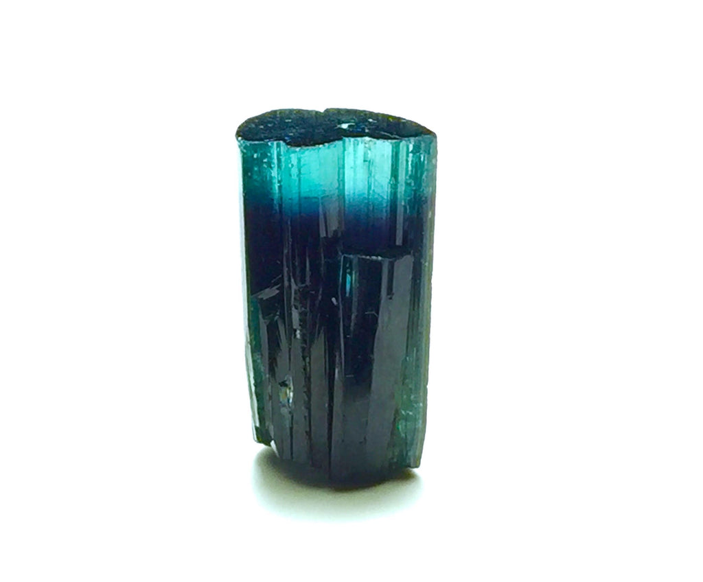 Rare Blue Cap Bi-Color Tourmaline Crystal – Terminated – Pech Mine, Afghanistan