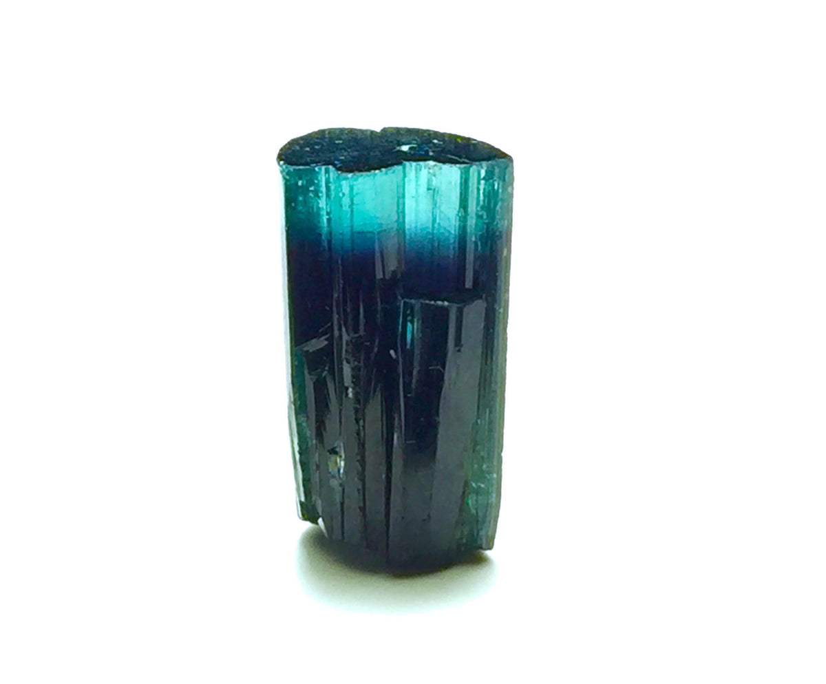 Rare Blue Cap Bi-Color Tourmaline Crystal – Terminated – Pech Mine, Afghanistan