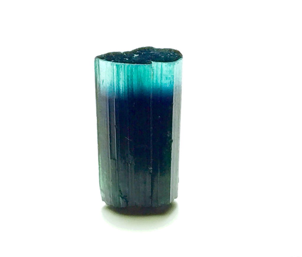 Rare Blue Cap Bi-Color Tourmaline Crystal – Terminated – Pech Mine, Afghanistan