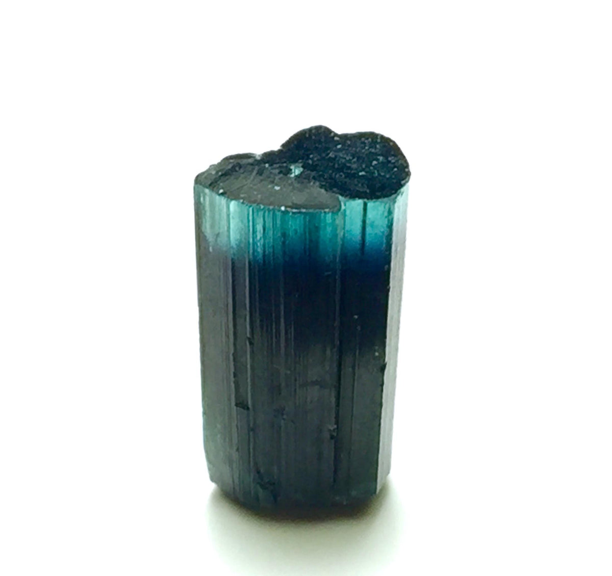 Rare Blue Cap Bi-Color Tourmaline Crystal – Terminated – Pech Mine, Afghanistan