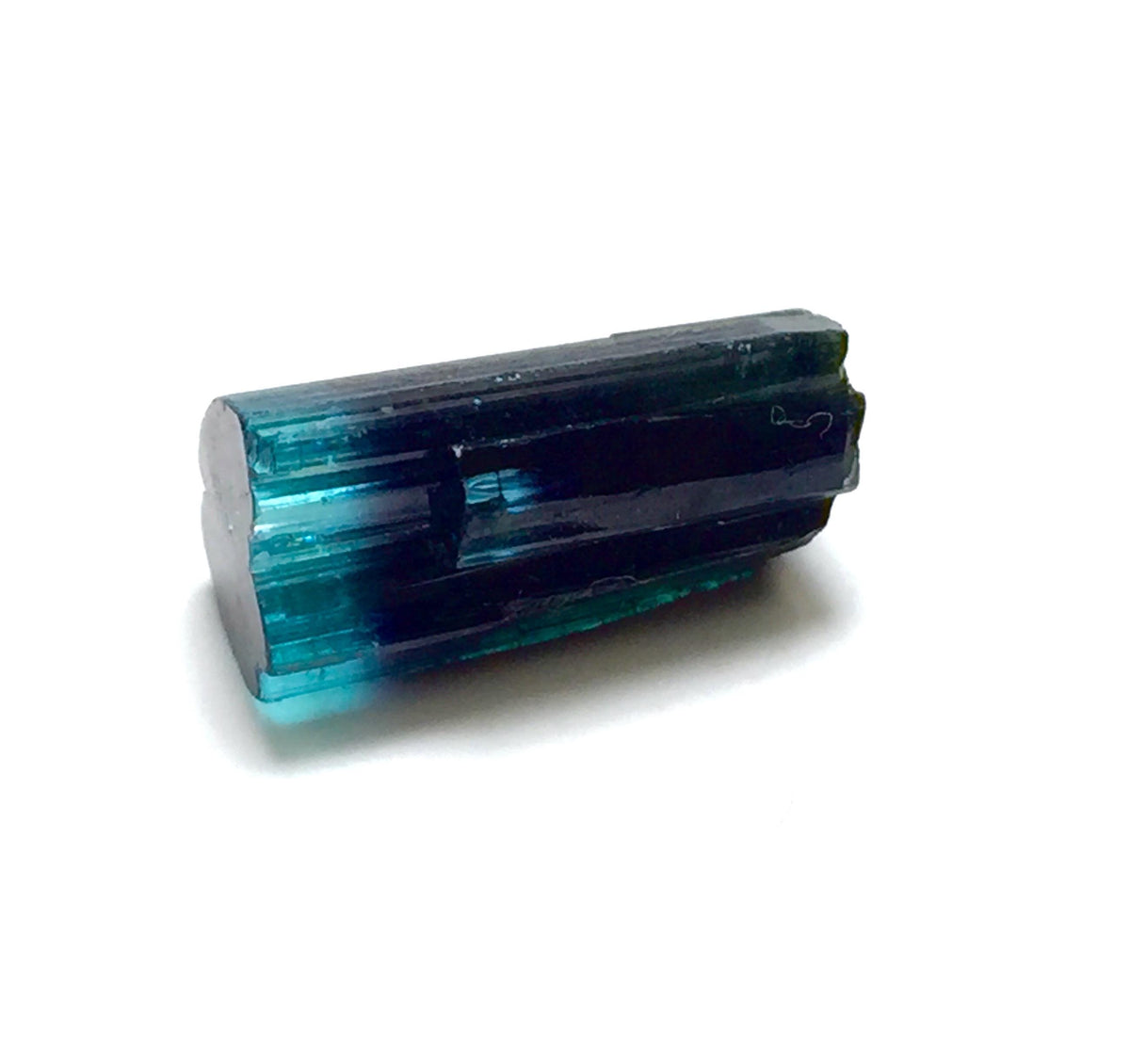 Rare Blue Cap Bi-Color Tourmaline Crystal – Terminated – Pech Mine, Afghanistan
