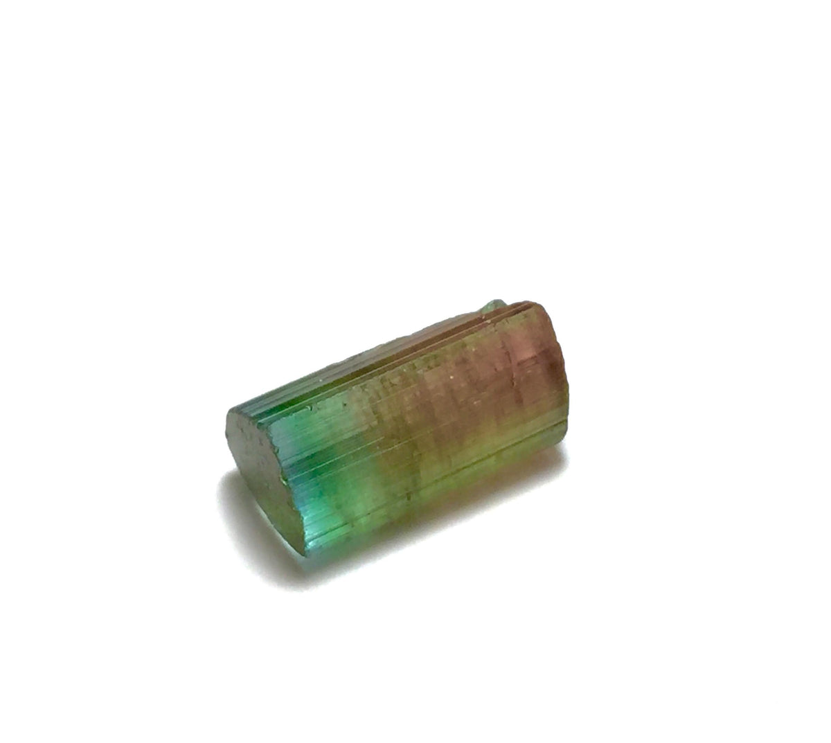 Watermelon Tourmaline Crystal – Peche Mine Afghanistan, Bicolor Pendant Size Specimen