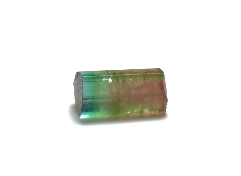 Watermelon Tourmaline Crystal – Peche Mine Afghanistan, Bicolor Pendant Size Specimen