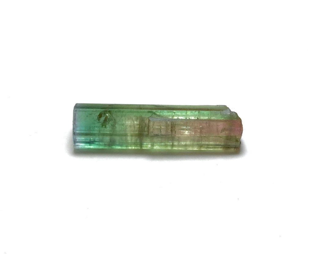 Watermelon Tourmaline Crystal – Pendant Size Bi-Color Peche Mine Afghanistan Specimen