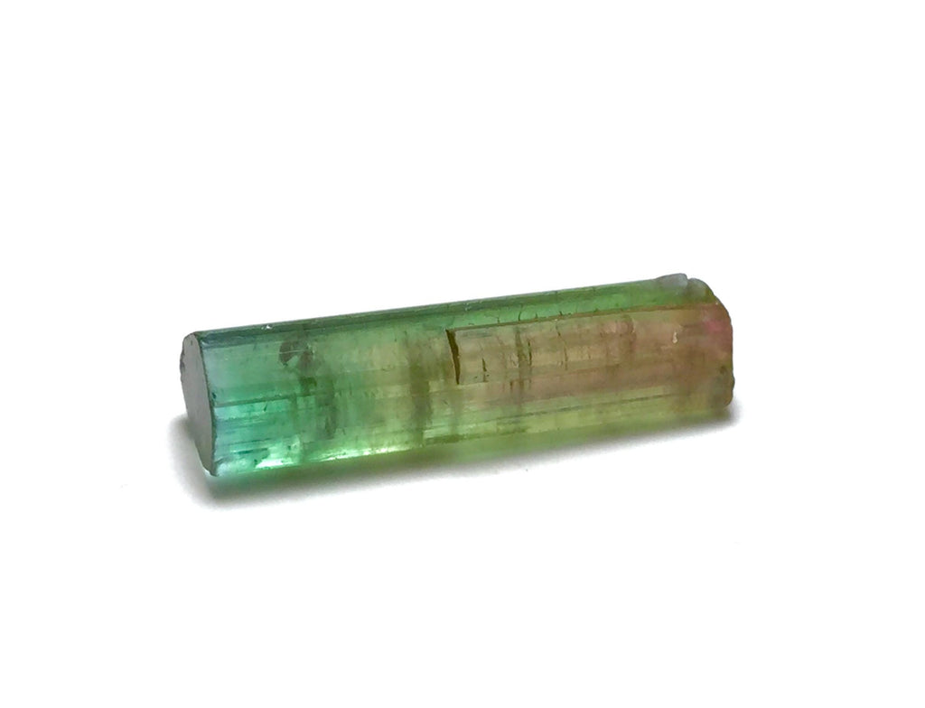 Watermelon Tourmaline Crystal – Pendant Size Bi-Color Peche Mine Afghanistan Specimen