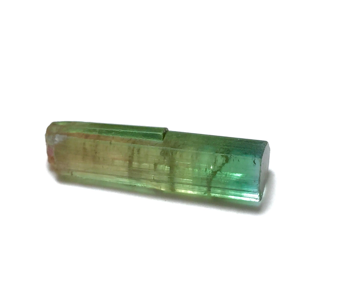 Watermelon Tourmaline Crystal – Pendant Size Bi-Color Peche Mine Afghanistan Specimen