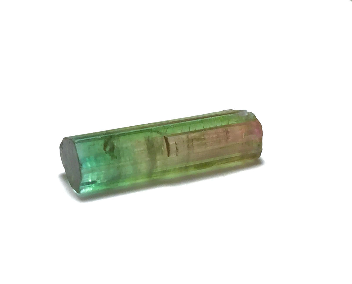 Watermelon Tourmaline Crystal – Pendant Size Bi-Color Peche Mine Afghanistan Specimen
