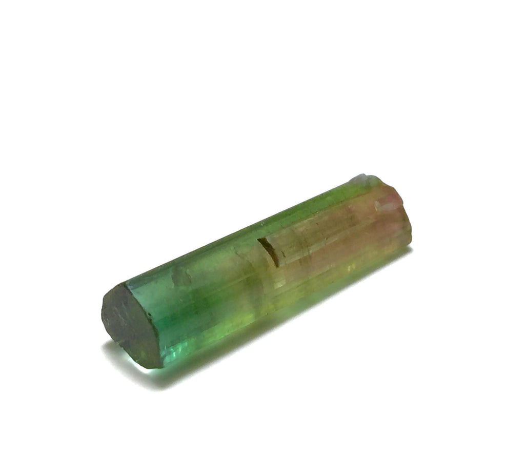 Watermelon Tourmaline Crystal – Pendant Size Bi-Color Peche Mine Afghanistan Specimen
