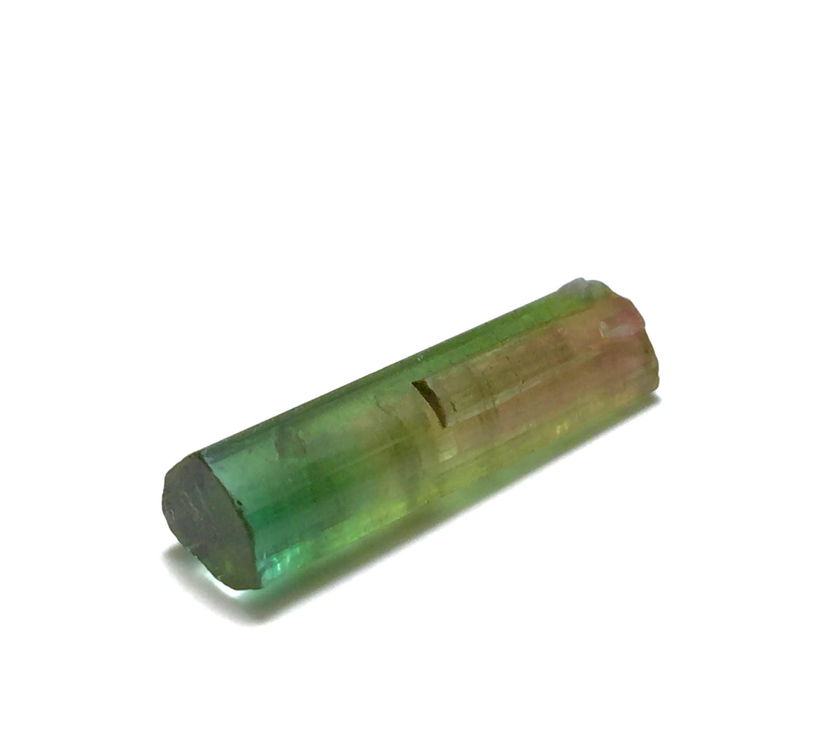Watermelon Tourmaline Crystal – Pendant Size Bi-Color Peche Mine Afghanistan Specimen