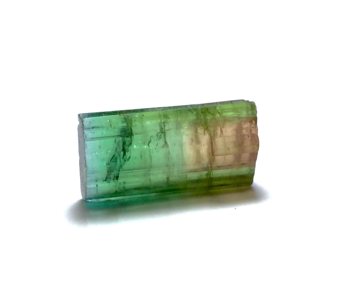 12.6 Carat Watermelon Tourmaline Crystal – Bi-Color Afghan Collector Gem