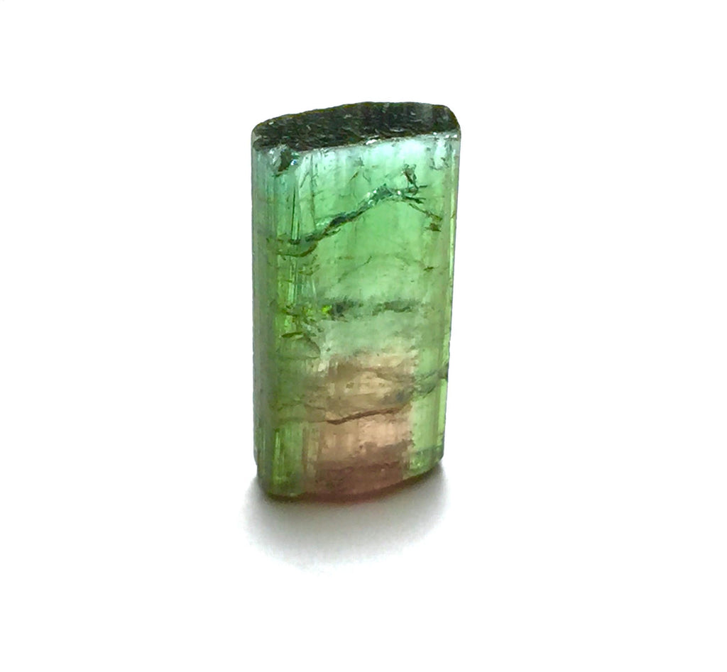 12.6 Carat Watermelon Tourmaline Crystal – Bi-Color Afghan Collector Gem