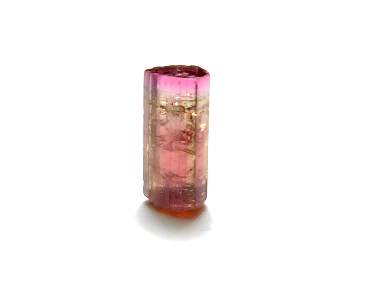 3.9 Carat Natural Watermelon Tourmaline Crystal – Rare Paprok Mine, Afghanistan Specimen