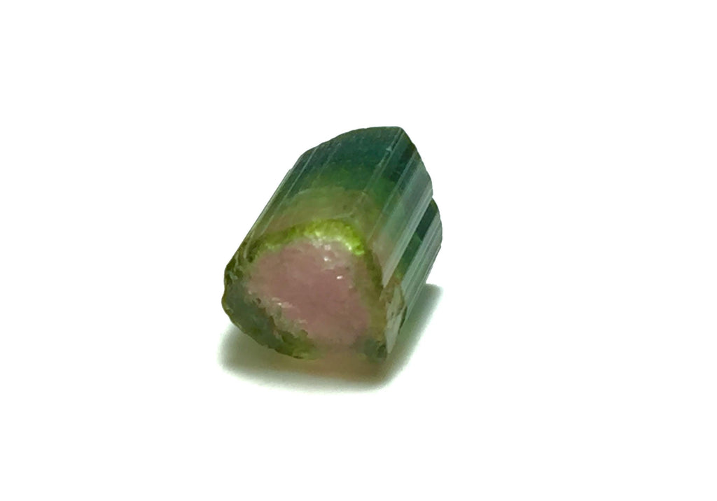 Watermelon Tourmaline Crystal – Natural Bi-Color Gemstone from Peche Mine, Afghanistan