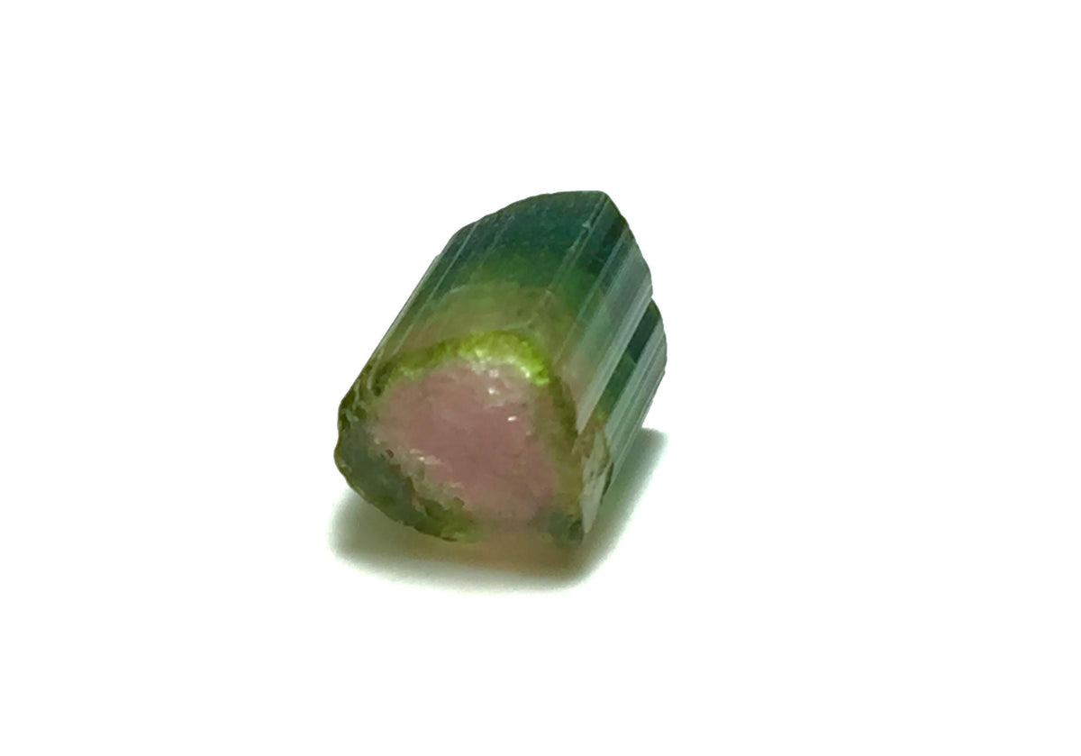 Watermelon Tourmaline Crystal – Natural Bi-Color Gemstone from Peche Mine, Afghanistan