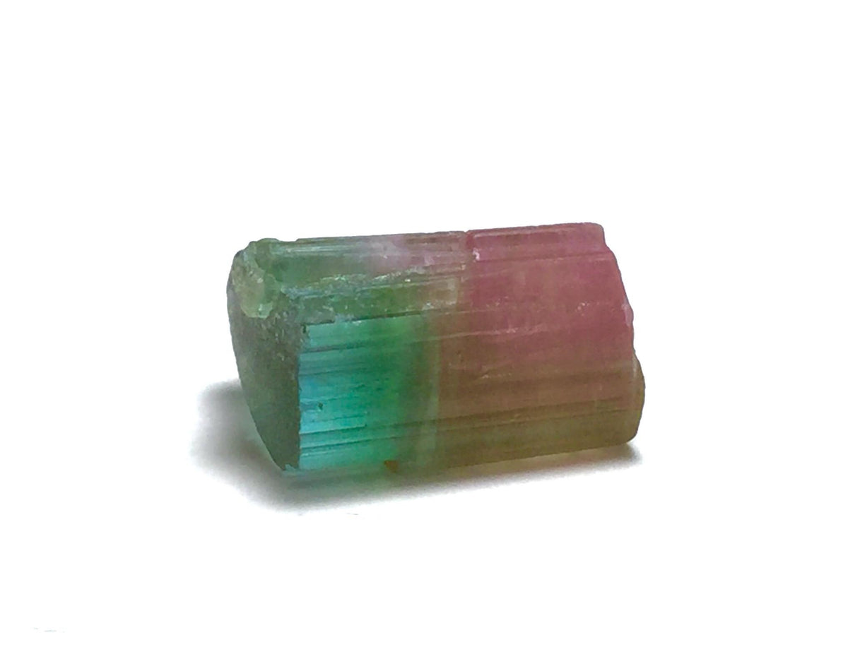 Watermelon Tourmaline Crystal – Exceptional Bi-Color Mineral Specimen from Peche Mine, Afghanistan
