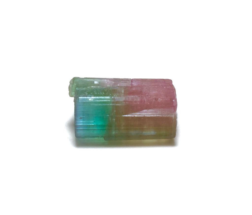 Watermelon Tourmaline Crystal – Exceptional Bi-Color Mineral Specimen from Peche Mine, Afghanistan