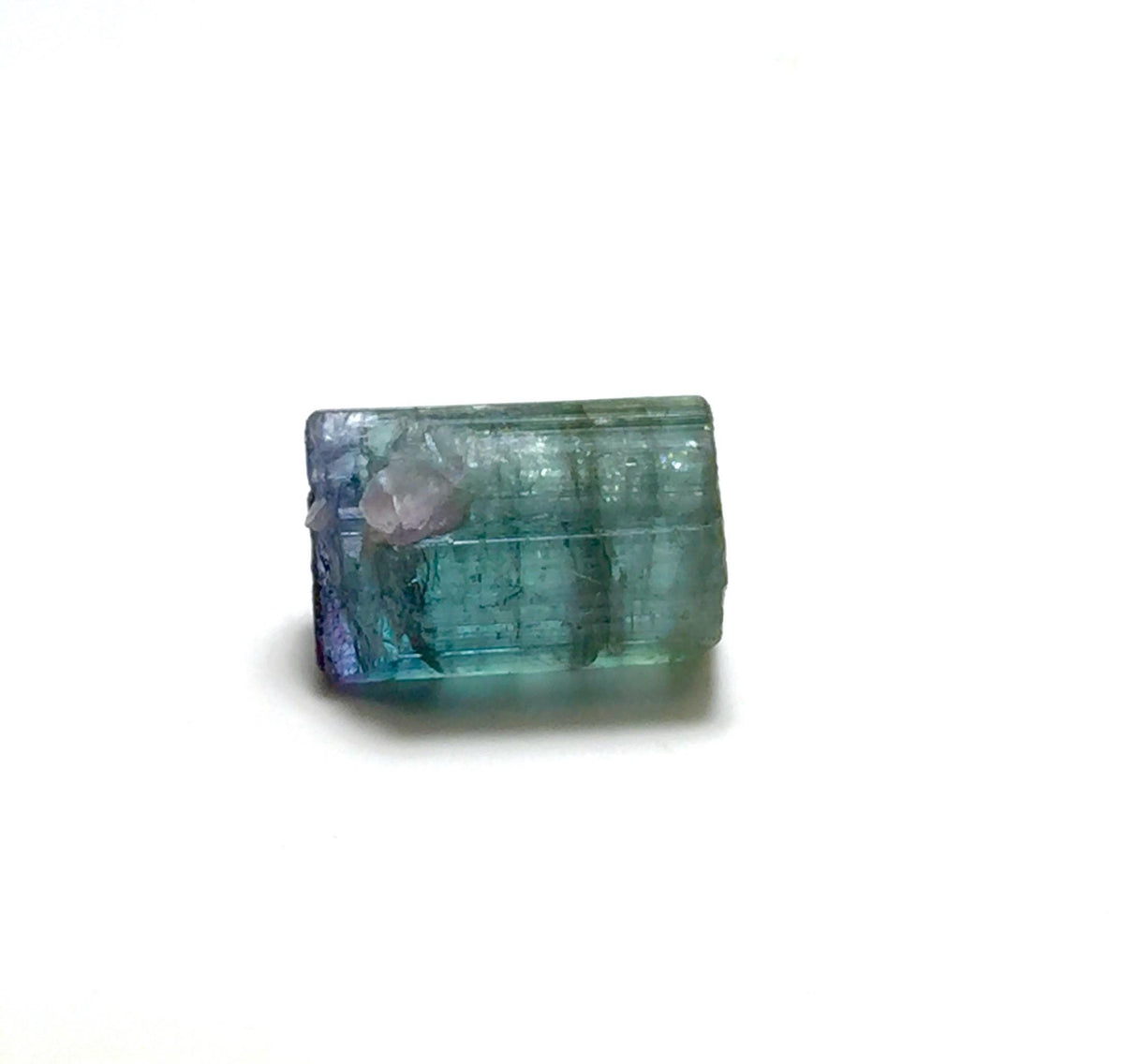 Natural Blue Cap Tourmaline Crystal Lot - Peche Mine, Afghanistan - Untreated Bicolor Specimens