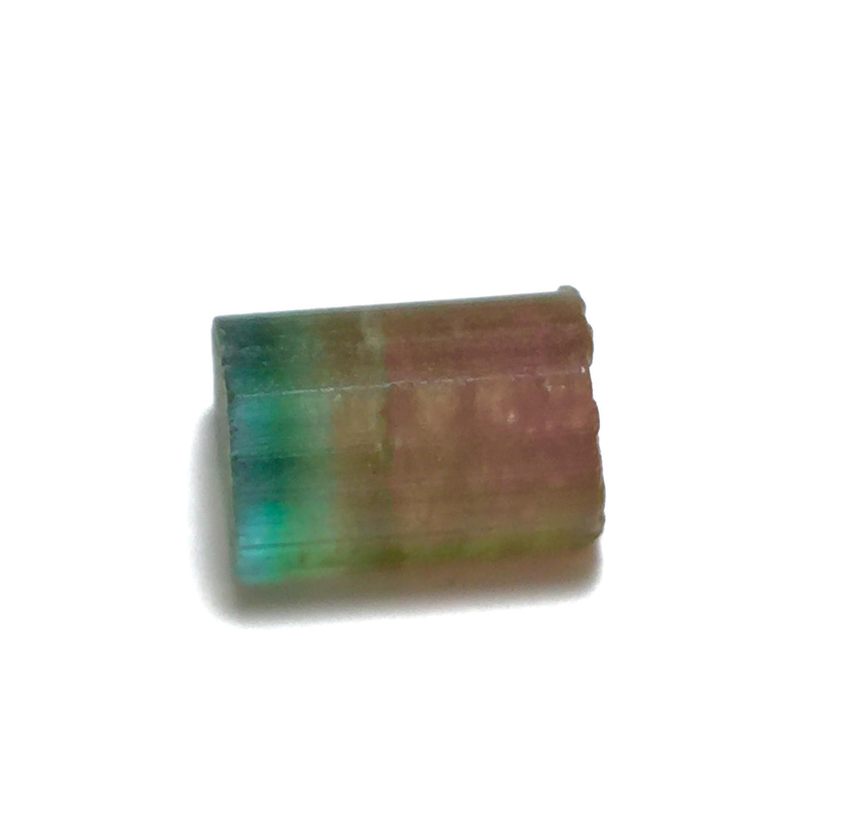 16.6 Carat Watermelon Tourmaline Crystal – Bi-Color Raw Specimen from Pech Mine, Afghanistan