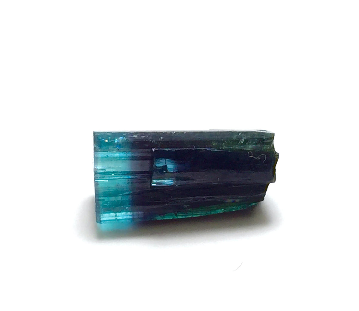 Rare Blue Cap Bi-Color Tourmaline Crystal – Terminated – Pech Mine, Afghanistan