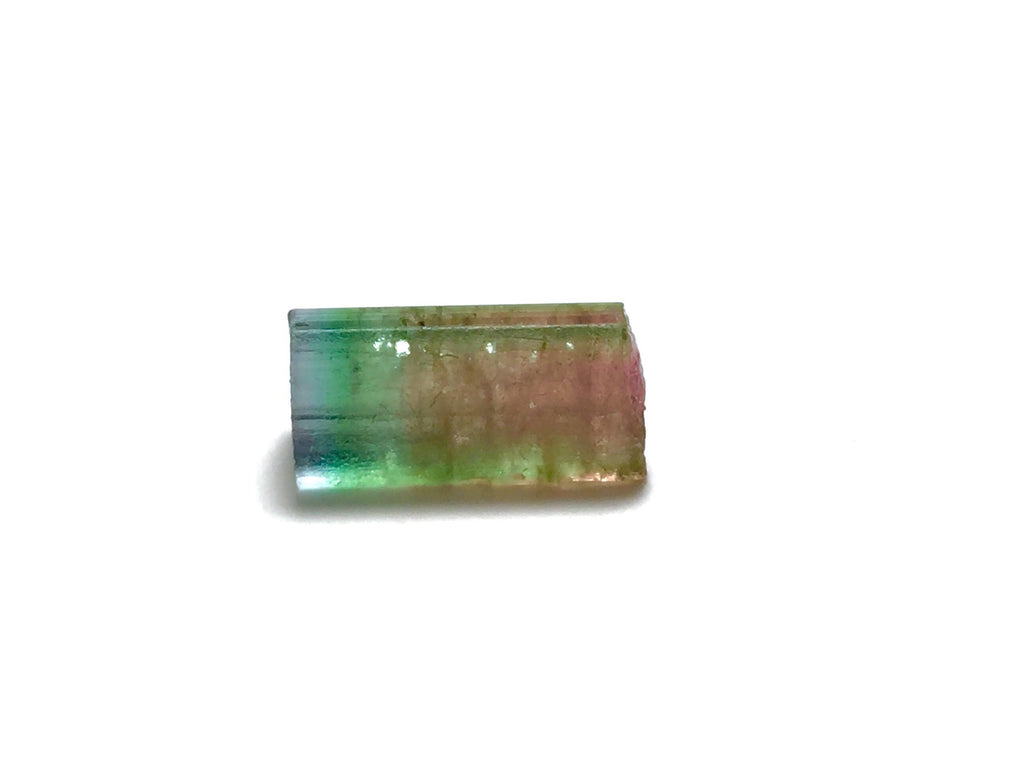 Watermelon Tourmaline Crystal – Peche Mine Afghanistan, Bicolor Pendant Size Specimen