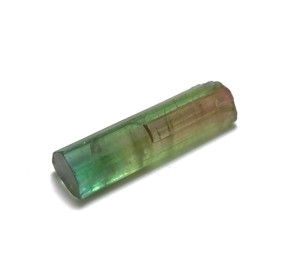 Watermelon Tourmaline Crystal – Pendant Size Bi-Color Peche Mine Afghanistan Specimen