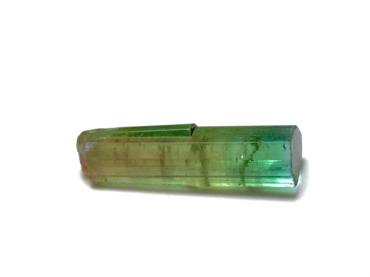 Watermelon Tourmaline Crystal – Pendant Size Bi-Color Peche Mine Afghanistan Specimen