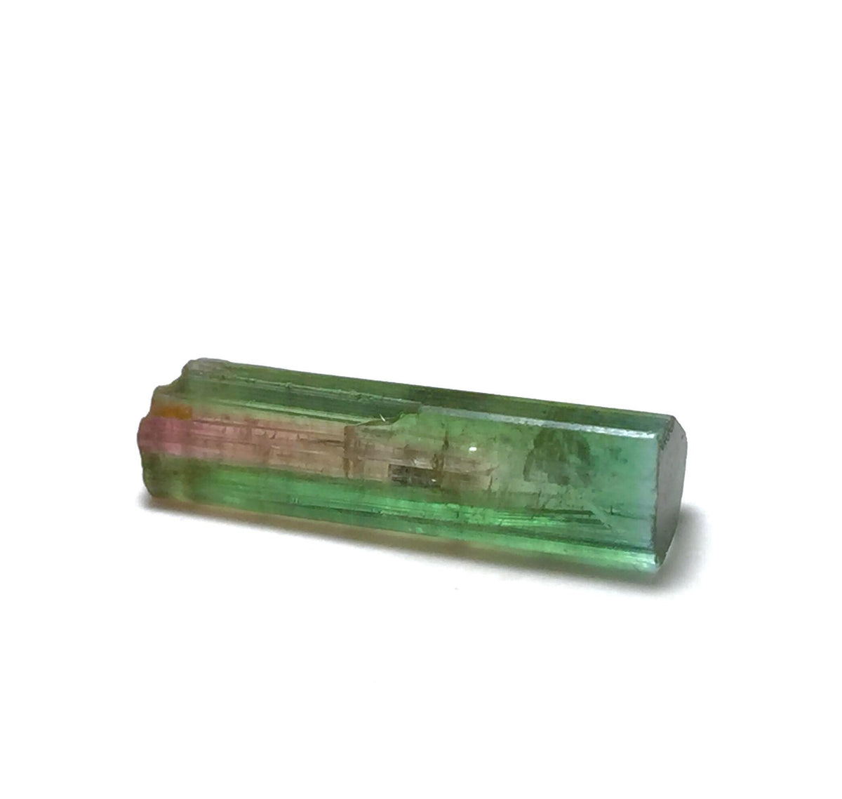 Watermelon Tourmaline Crystal – Pendant Size Bi-Color Peche Mine Afghanistan Specimen