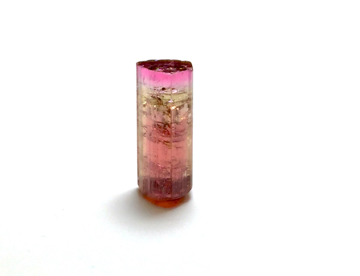 3.9 Carat Natural Watermelon Tourmaline Crystal – Rare Paprok Mine, Afghanistan Specimen