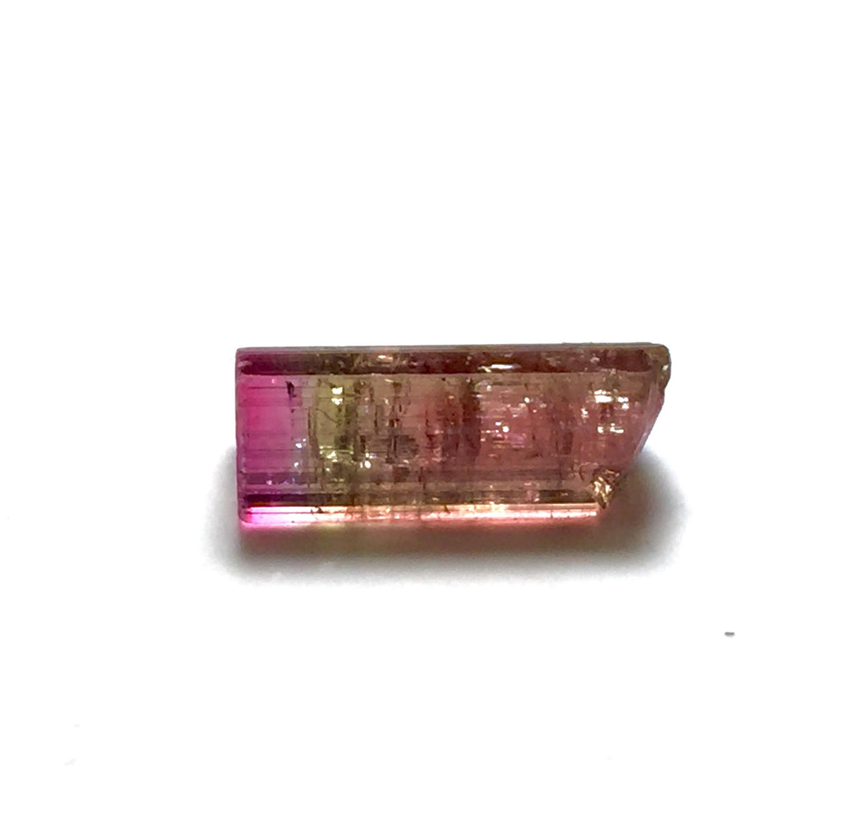 3.9 Carat Natural Watermelon Tourmaline Crystal – Rare Paprok Mine, Afghanistan Specimen