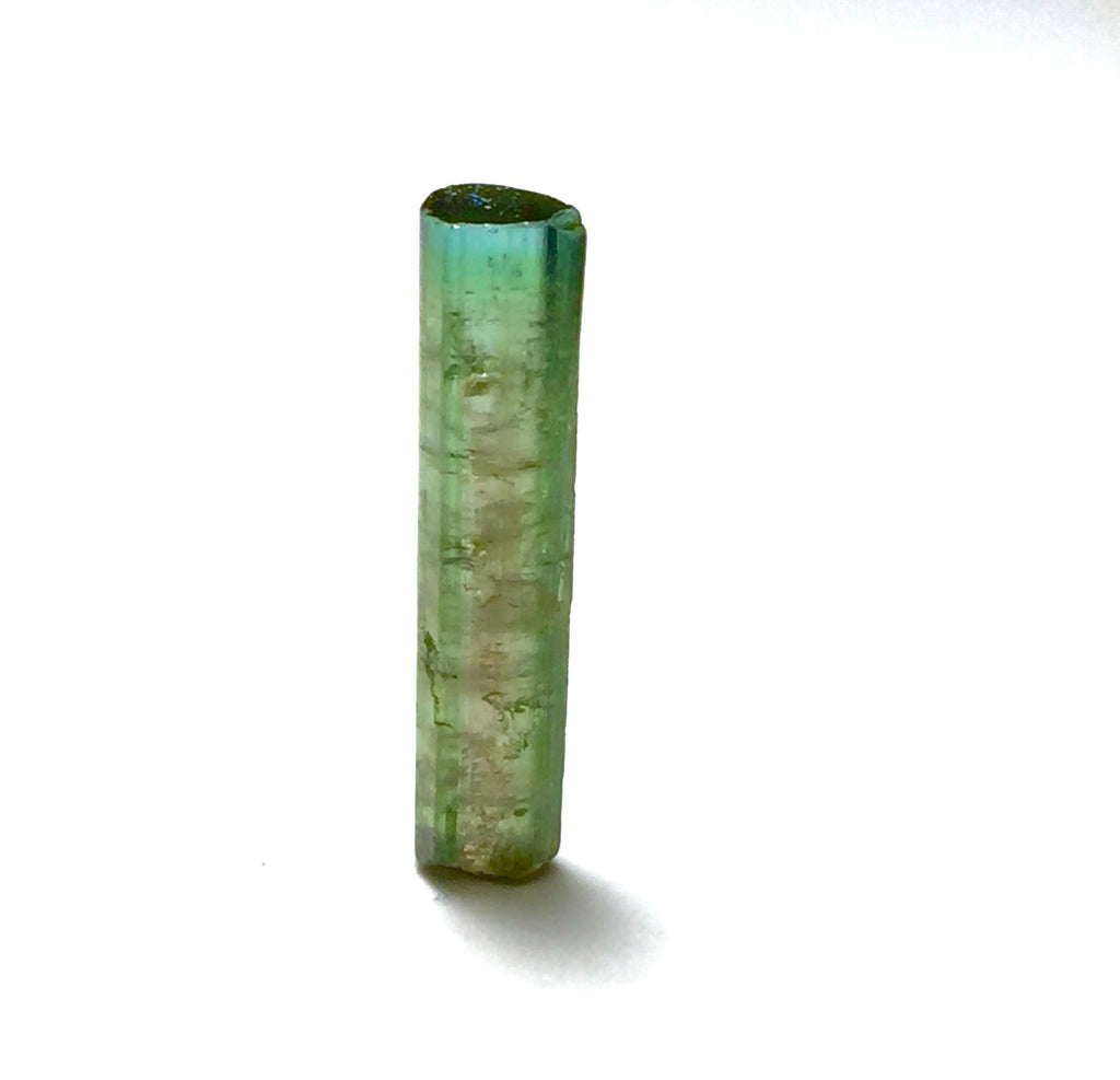 4.3ct Natural Bicolor Tourmaline Crystal - Peche Mine, Afghanistan - Raw Gemstone Specimen