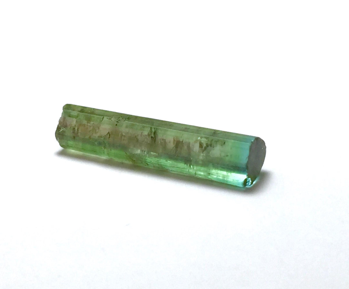 4.3ct Natural Bicolor Tourmaline Crystal - Peche Mine, Afghanistan - Raw Gemstone Specimen