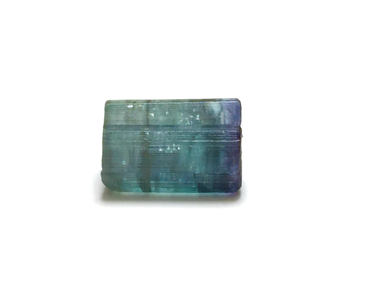 Natural Blue Cap Tourmaline Crystal Lot - Peche Mine, Afghanistan - Untreated Bicolor Specimens