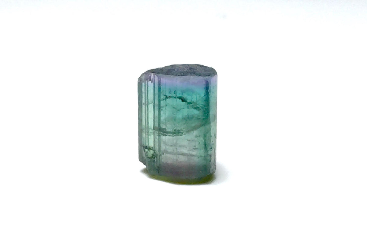 Natural Bi-Color Tourmaline Crystal - Paprok Mine, Afghanistan - Rare Gem Specimen