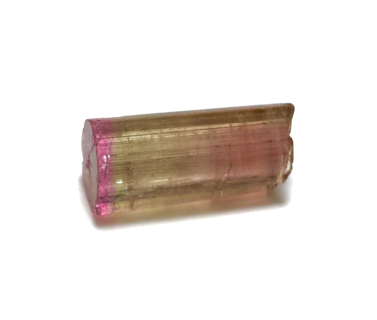11.3 Carat Bi-Color Pink and Yellow Tourmaline Crystal - Rare Paprok Mine, Afghanistan Mineral Specimen