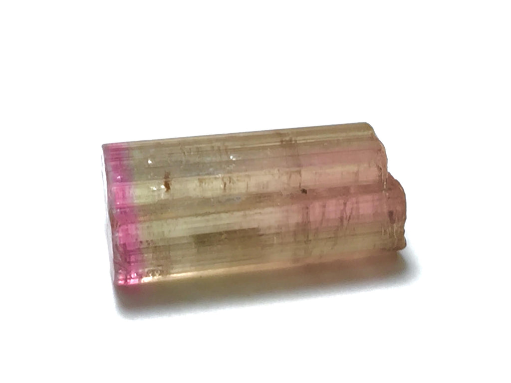 11.3 Carat Bi-Color Pink and Yellow Tourmaline Crystal - Rare Paprok Mine, Afghanistan Mineral Specimen