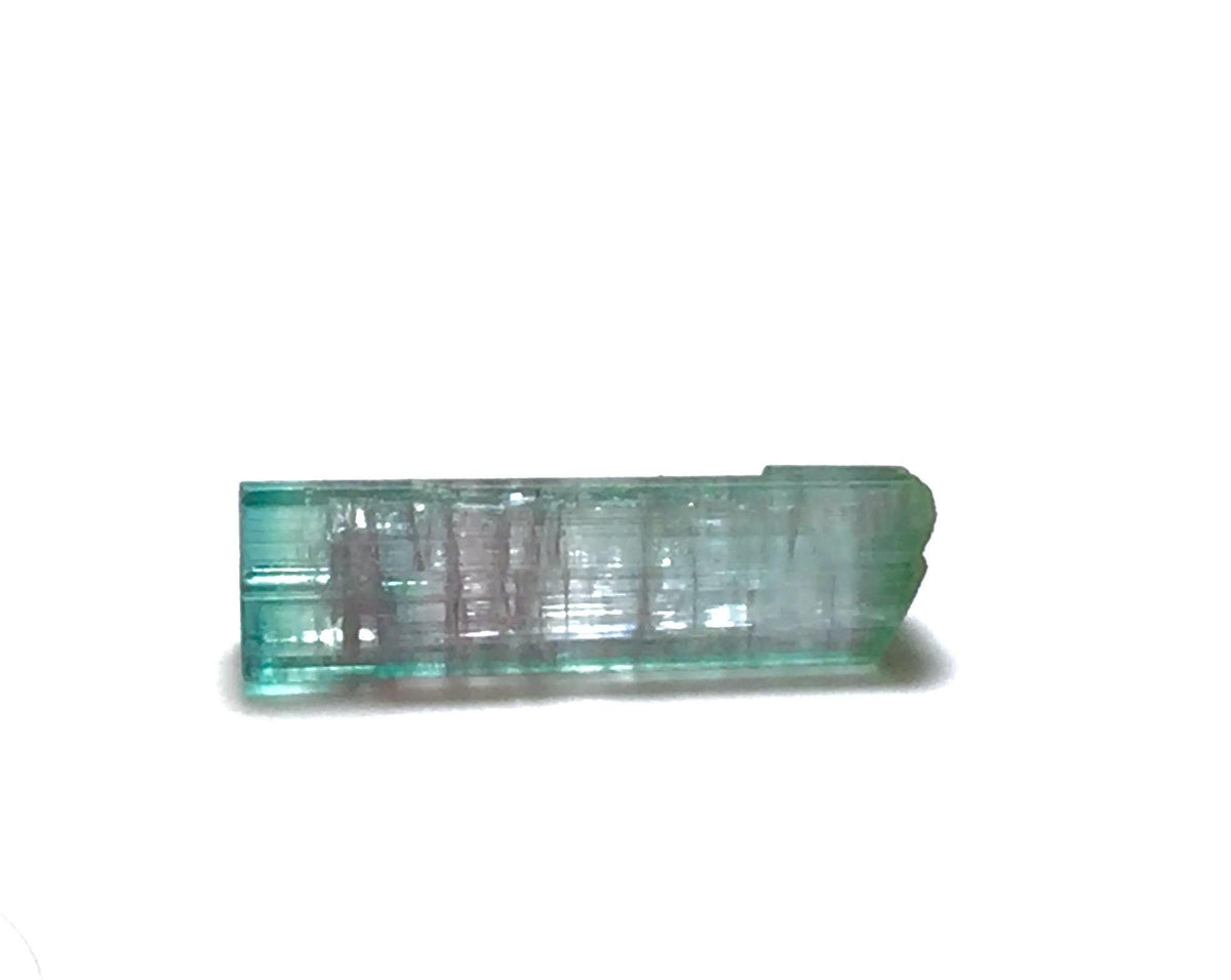 3.9 Carat Natural Bi-Color Tourmaline Crystal - Peche Mine, Afghanistan - Small Pocket Specimen